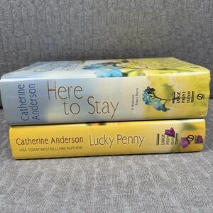 Catherine Anderson Large Print Novels, Lucky Penny, Here to Stay, Hardcover